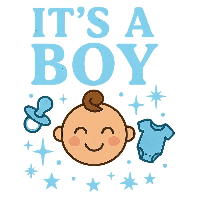 C’est un motif garçon – bébé