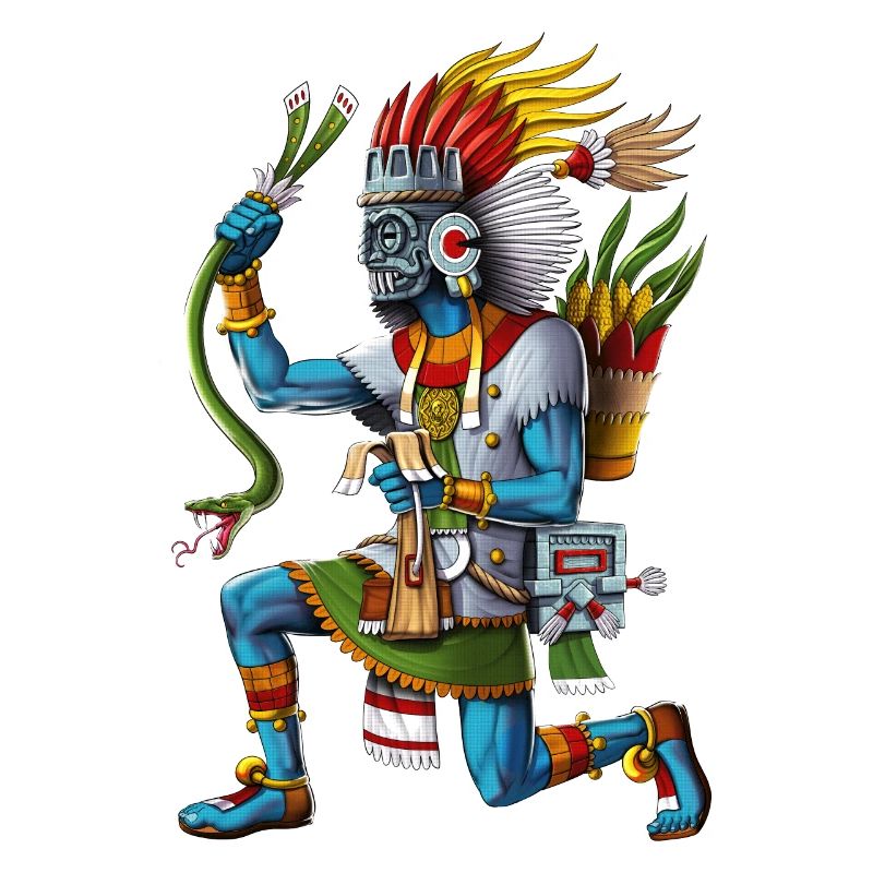 Ancient Aztec God Tlaloc
