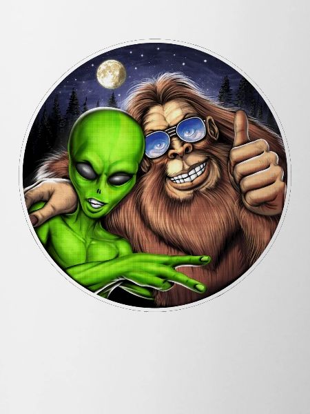 Bigfoot and Alien