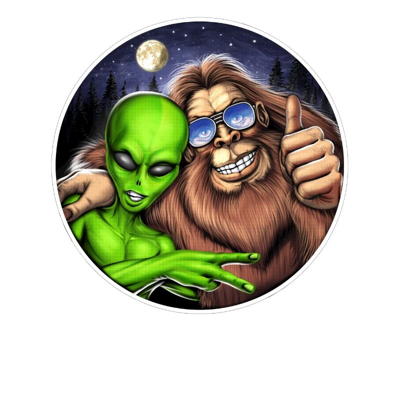 Bigfoot and Alien
