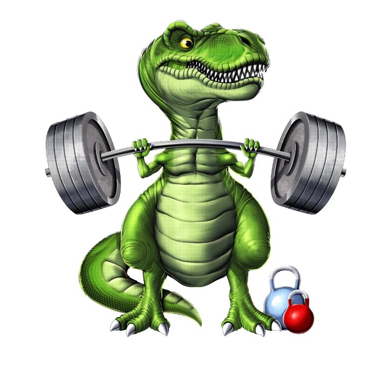 Entraînement de remise en forme T-Rex Dinosaur