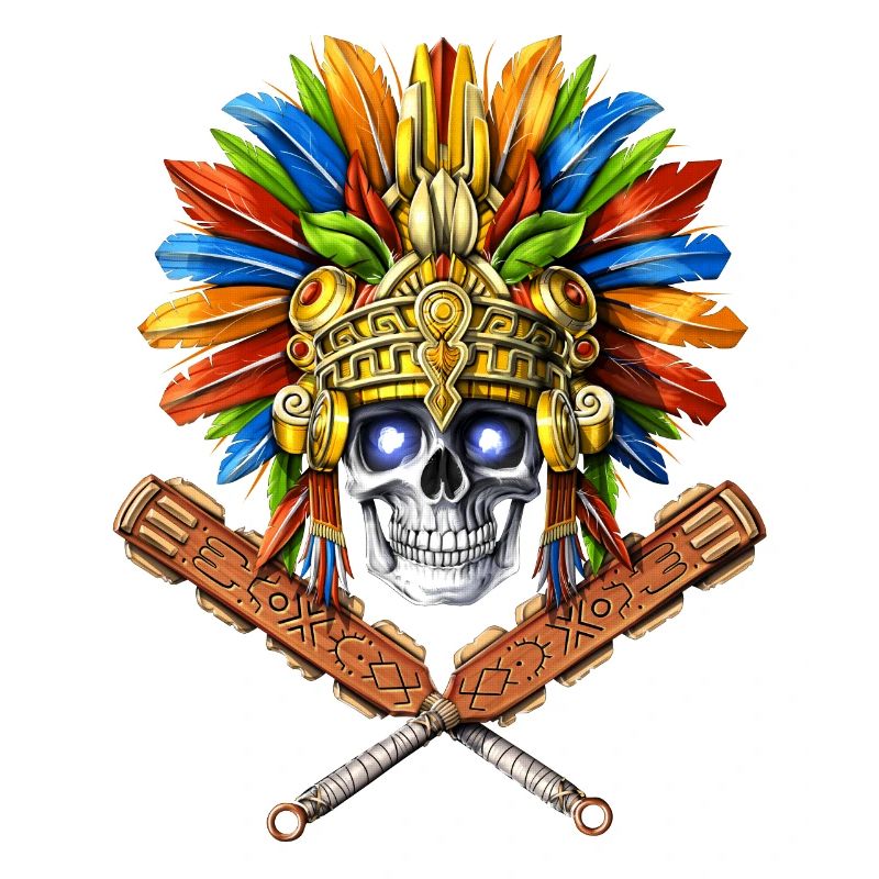 Aztec Skull Warrior