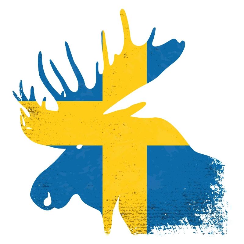 Moose Silhouette Suède