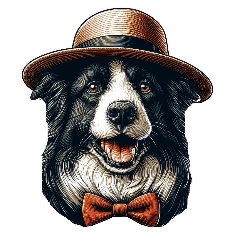 Dessin de Border Collie