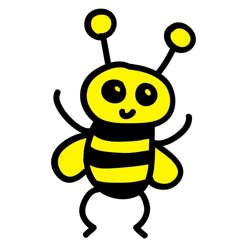 Niedliche Biene