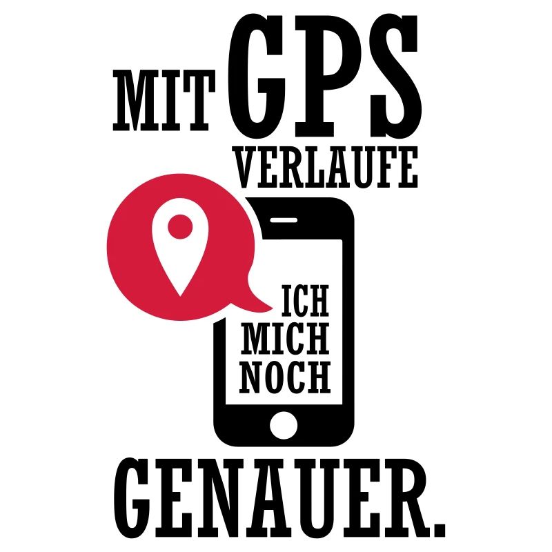Mit GPS verlaufe ich mich noch genauer