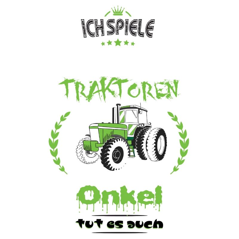 Landwirt Shirt Onkel mit Traktor Geschenk Bauer