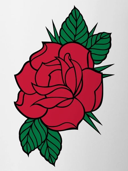 Rose - Dreifarbig