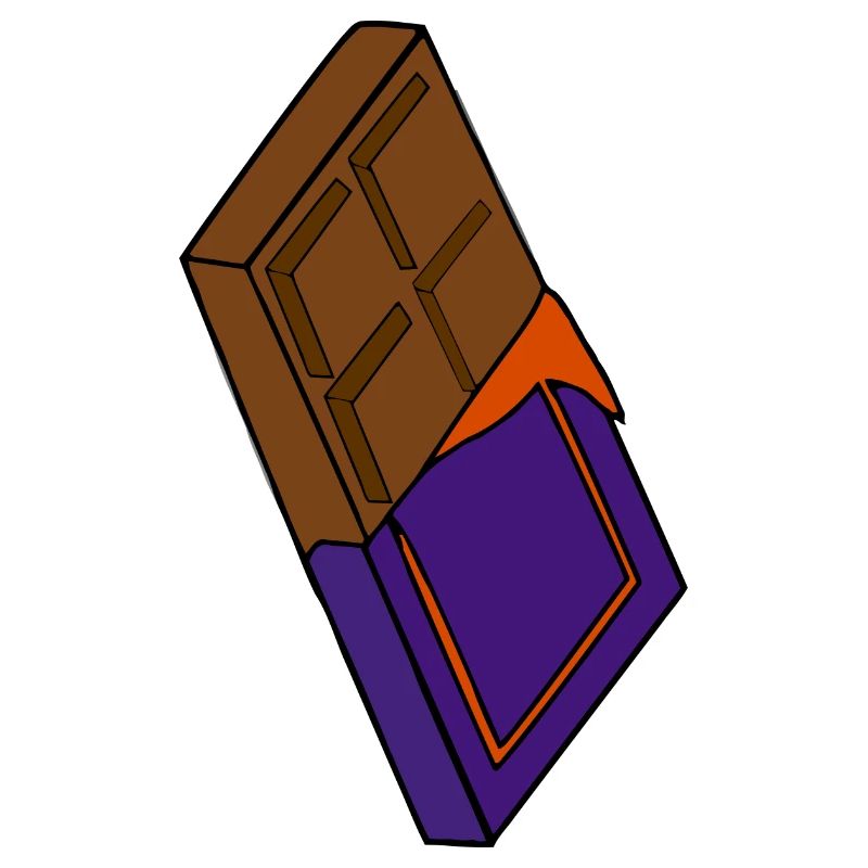 Costume de barre de chocolat pour le carnaval et le carnaval