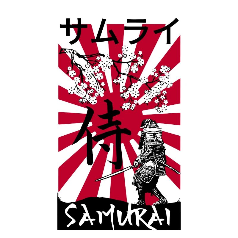 Japan sakura samurai