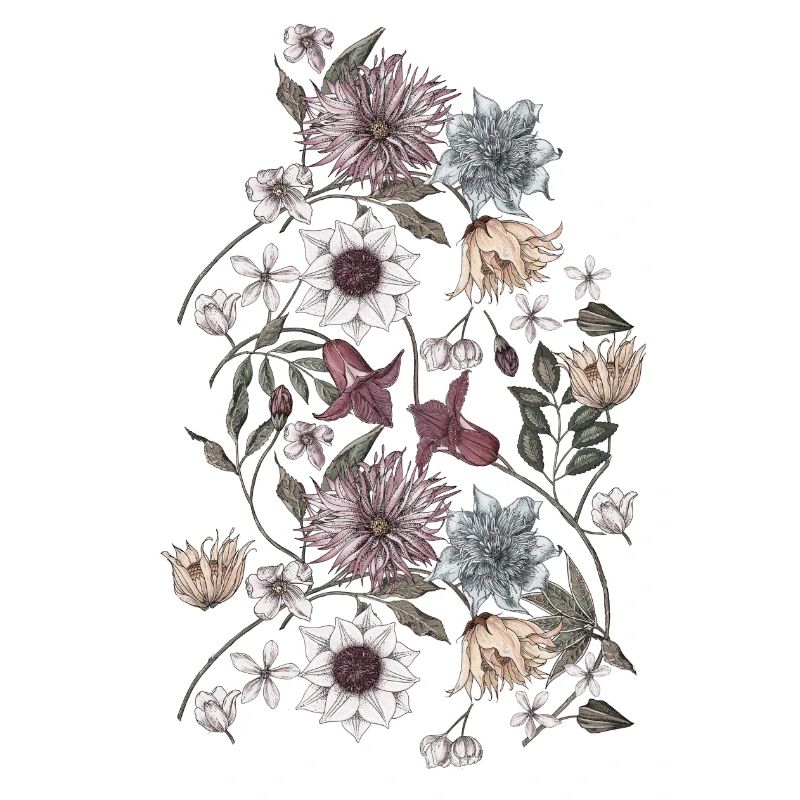 Fleurs et vrilles