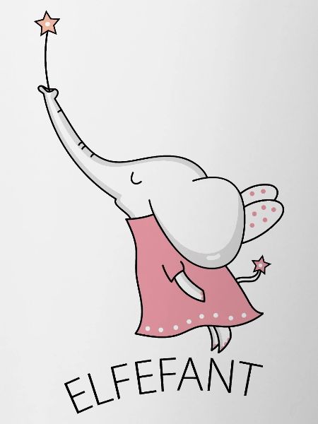 Elfe et éléphant