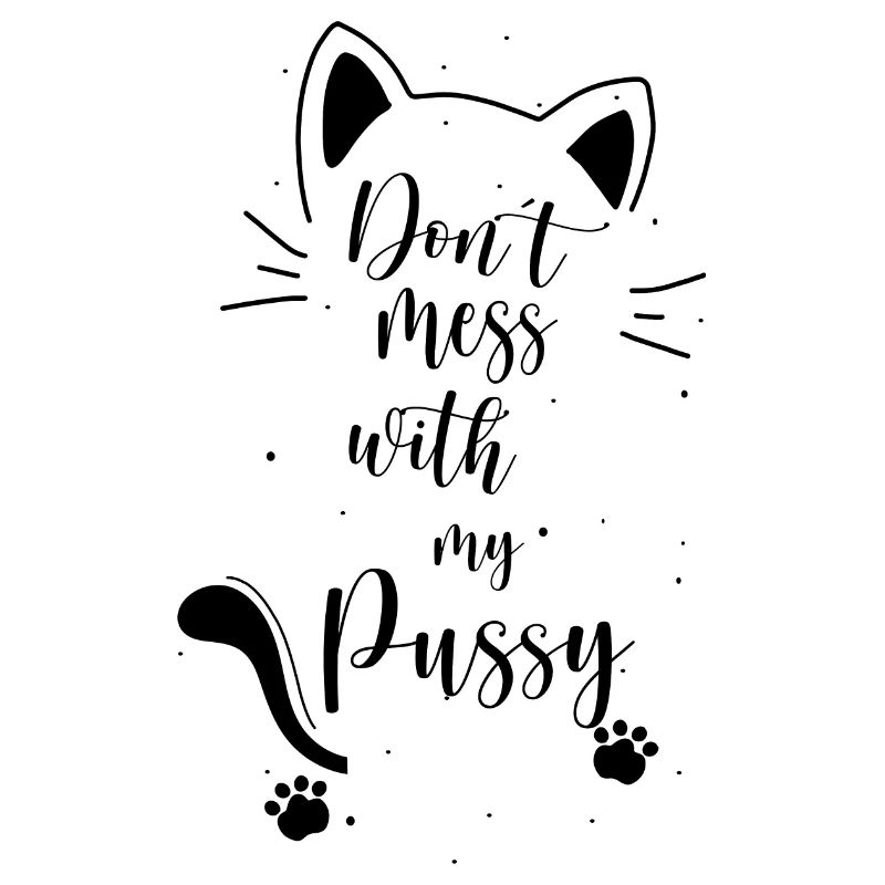 Chat - Ne joue pas avec ma chatte