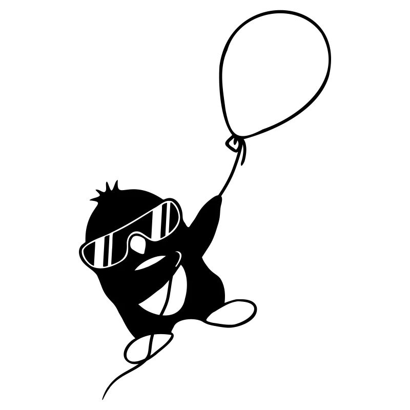 Sky Balloon Flying Penguin