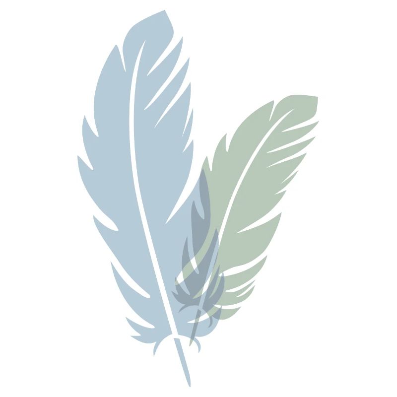 Two feathers