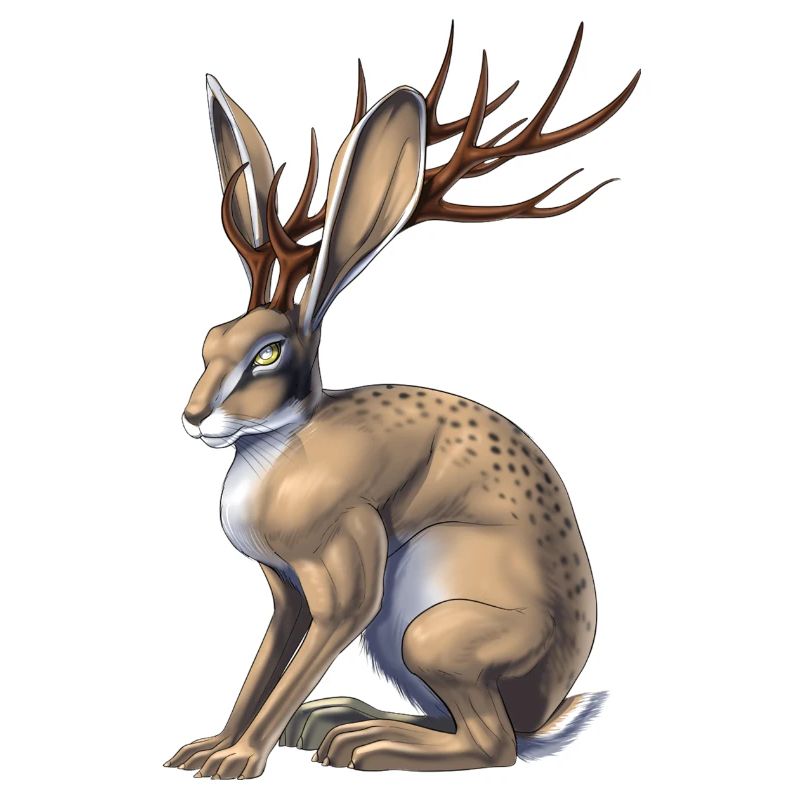 Créature cryptide Jackalope