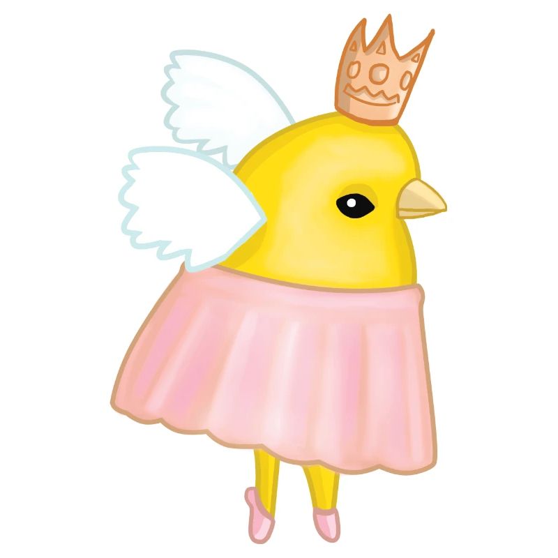 Poussin danseuse etoile princesse
