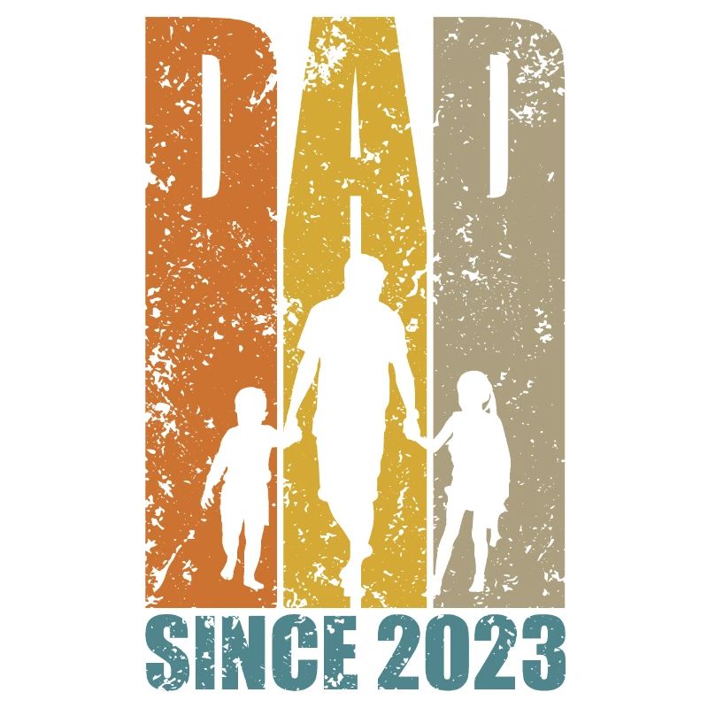 DAD SINCE 2023 DAD 2 KIDS