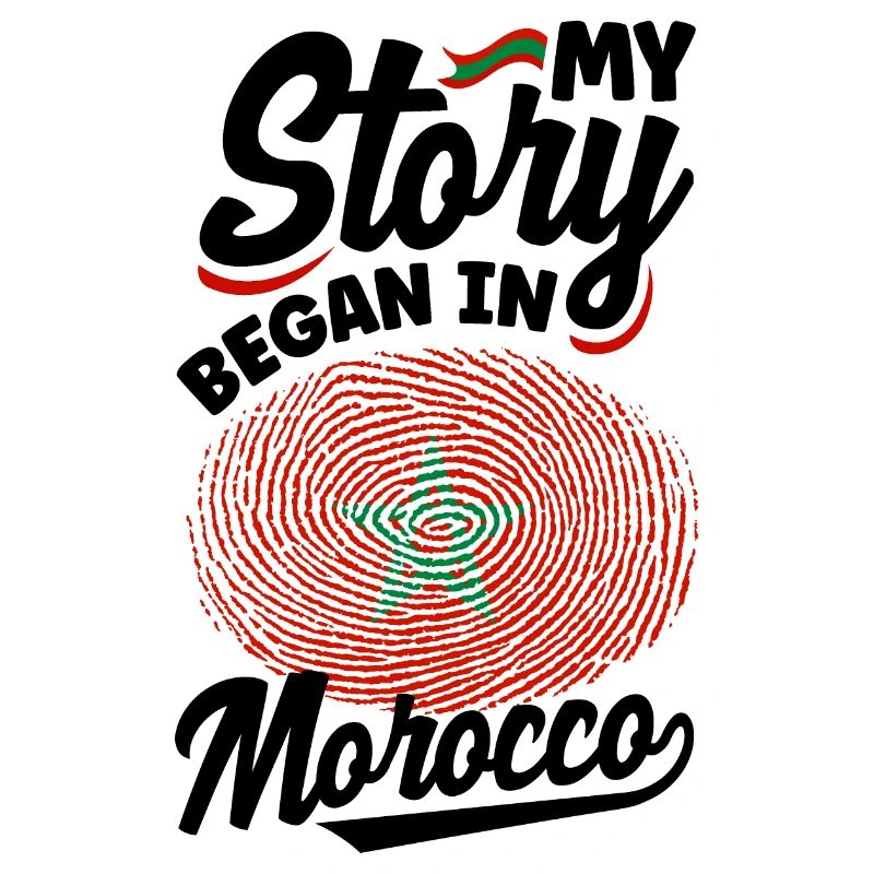 Maroc Maroc Maroc Drapeau Mon histoire a commencé en