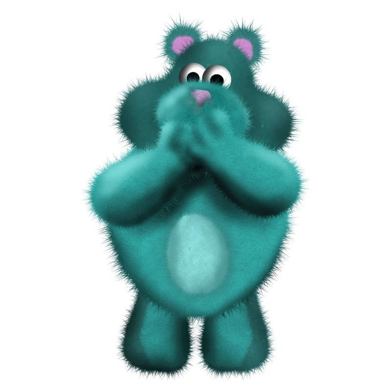Fluffy the fluffy teddy bear