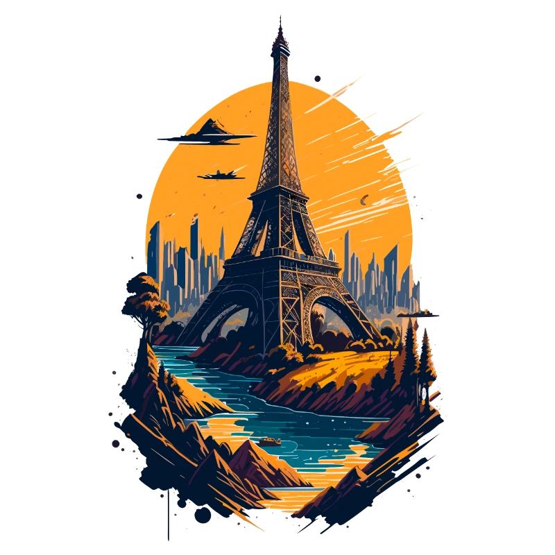 Tour abstraite de Paris