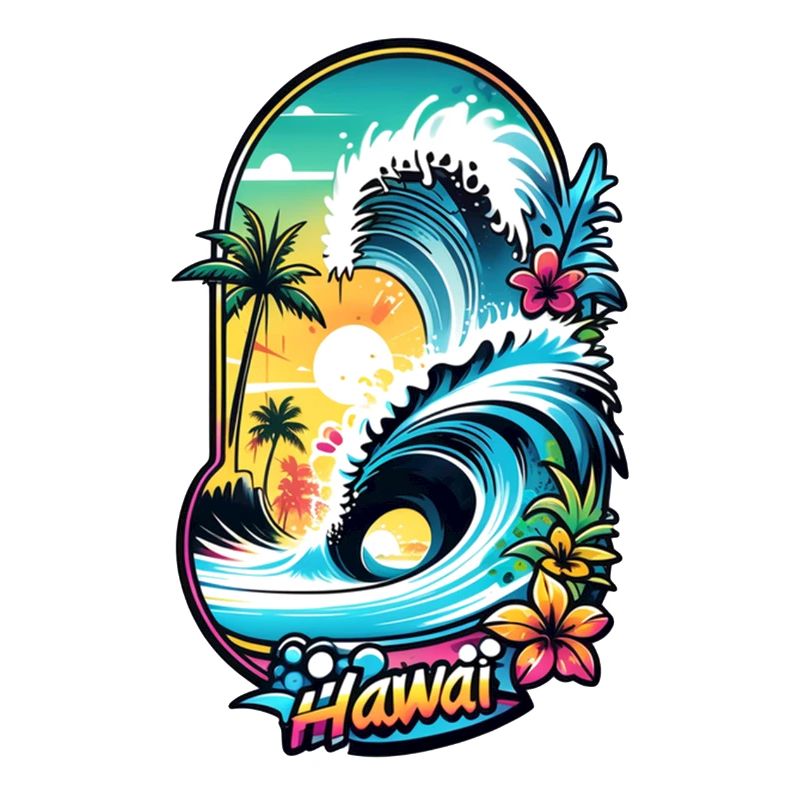 surf plage palmier soleil vacances