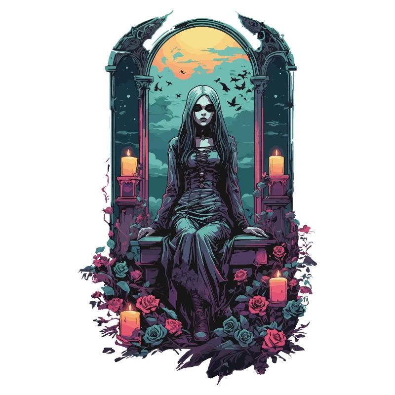 Occult Gothic Witch Magical Gloomy Halloween