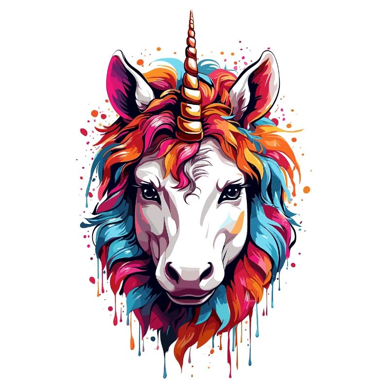 Buntes Einhorn-Pferdchen