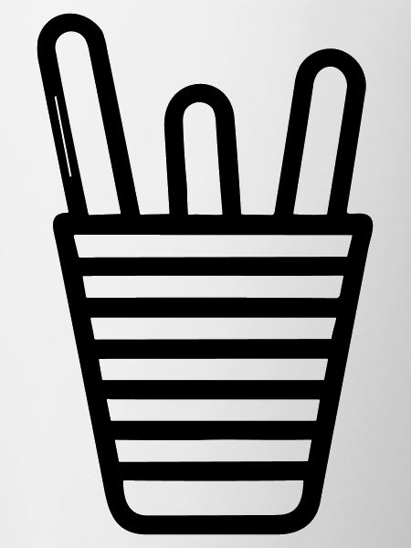 French fries cone