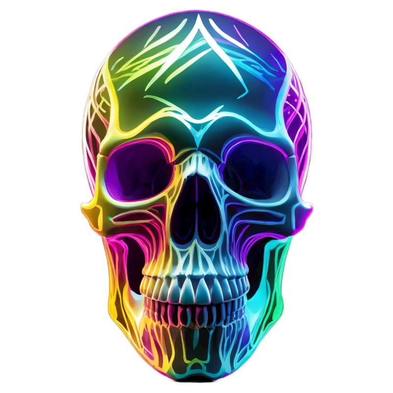 Neon Skull