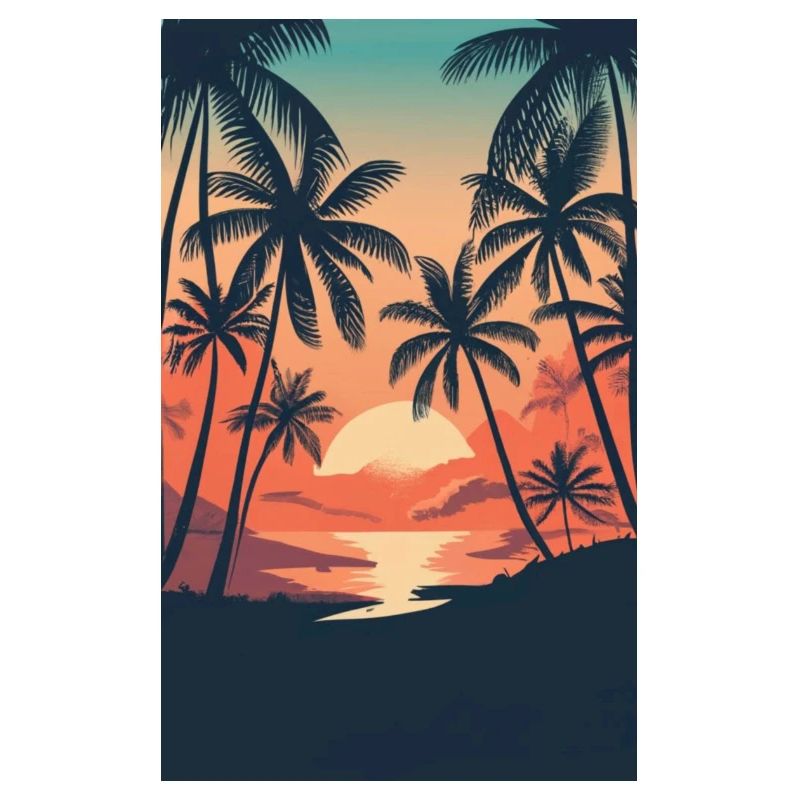 beach palmier mer