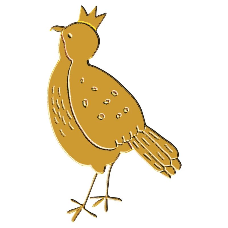 Oiseau Ocre Or