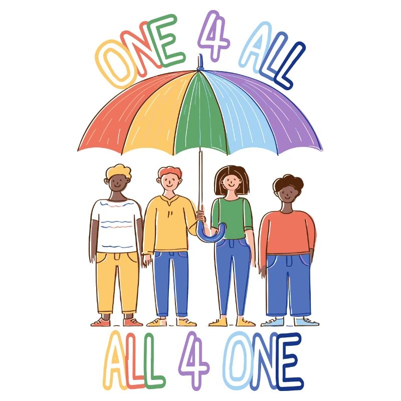 Rainbow PrideTeam, all 4 one and one 4 all!