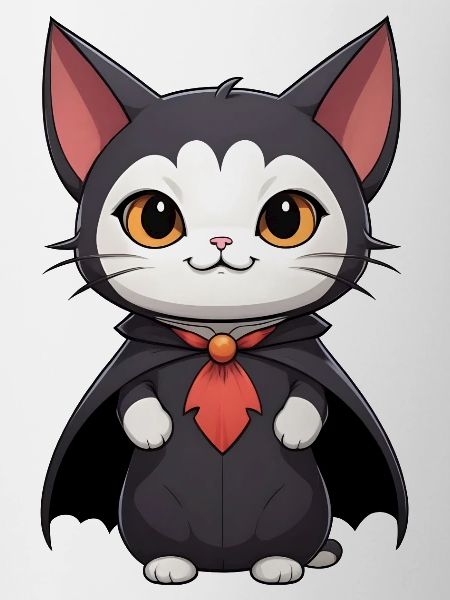 Halloween Vampire Cat