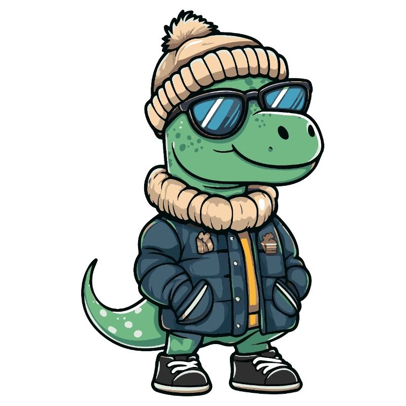 Dinosaur brontosaurus Cool Comic