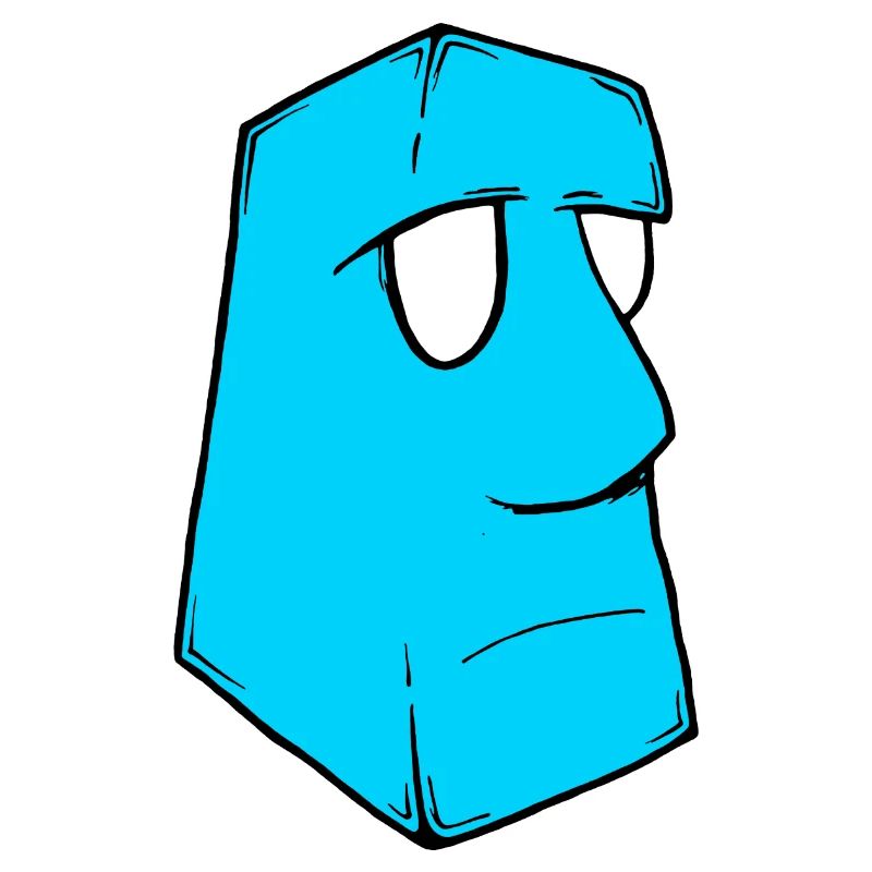 Moai Structure Blue