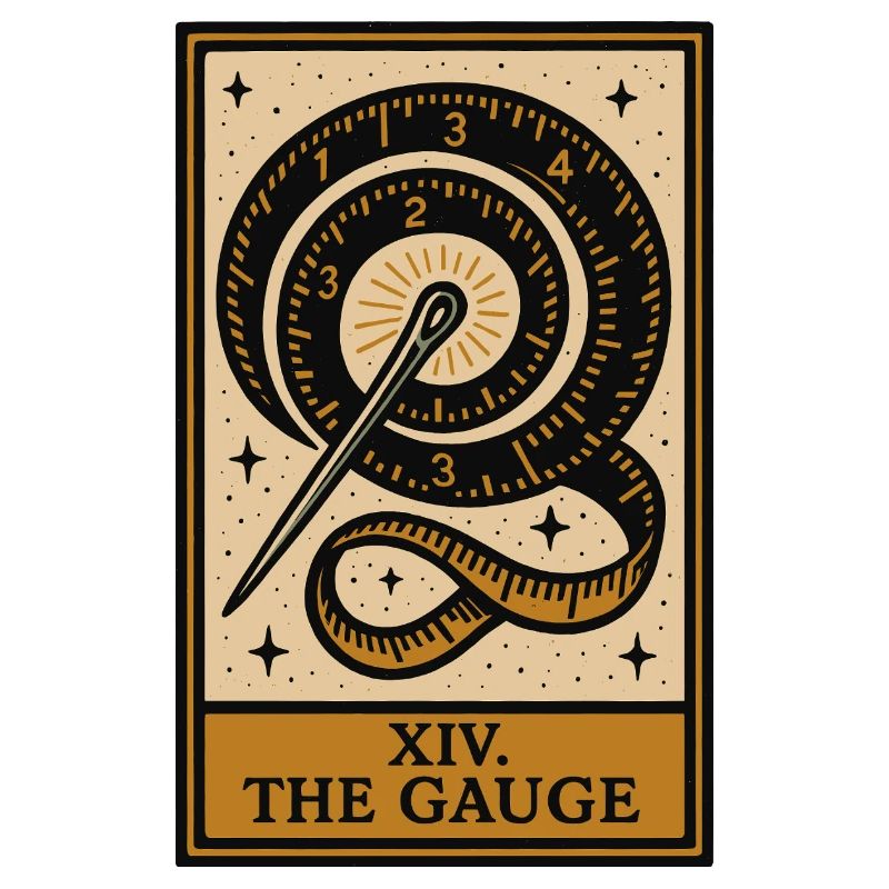 La jauge de couture de tarot précise