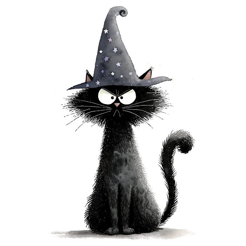 Funny Mage Cat
