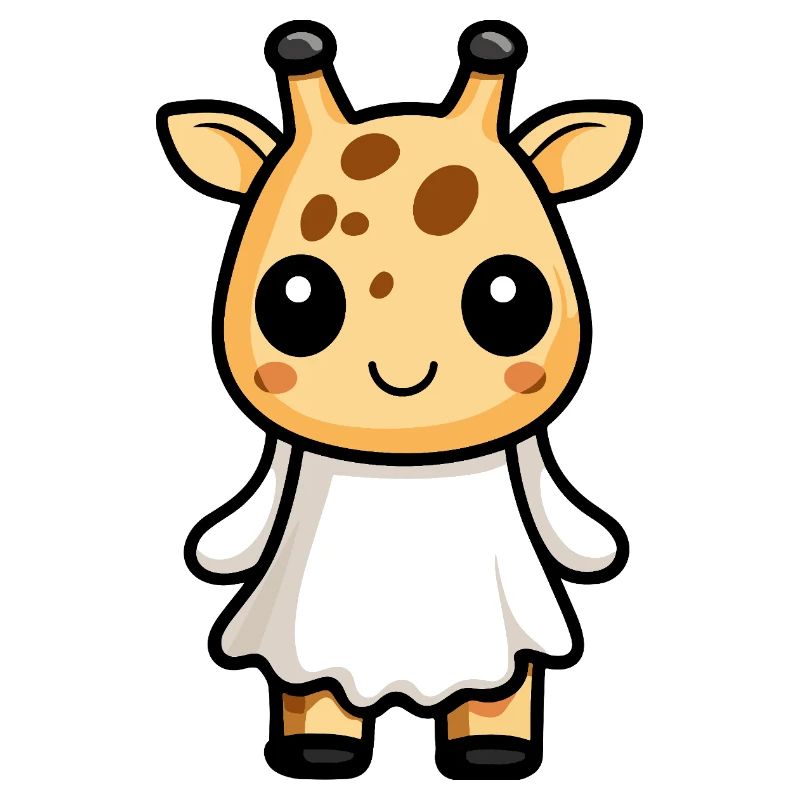 Giraffe Halloween Geist