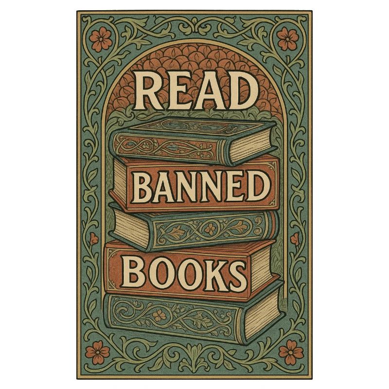 Lire Livres interdits Vintage Stack