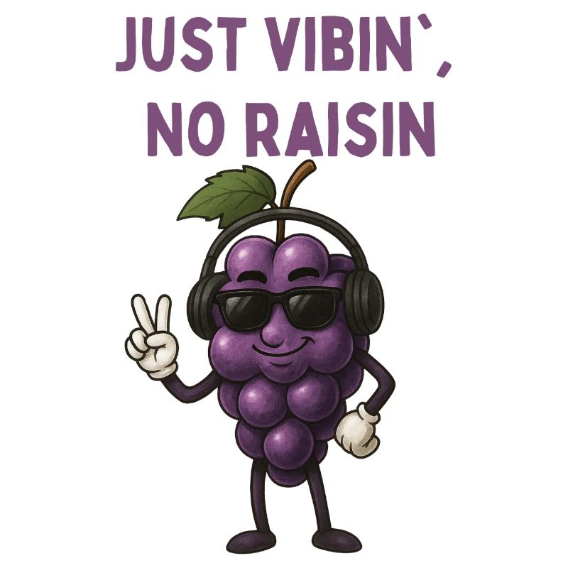 Vibrating grape with headphones