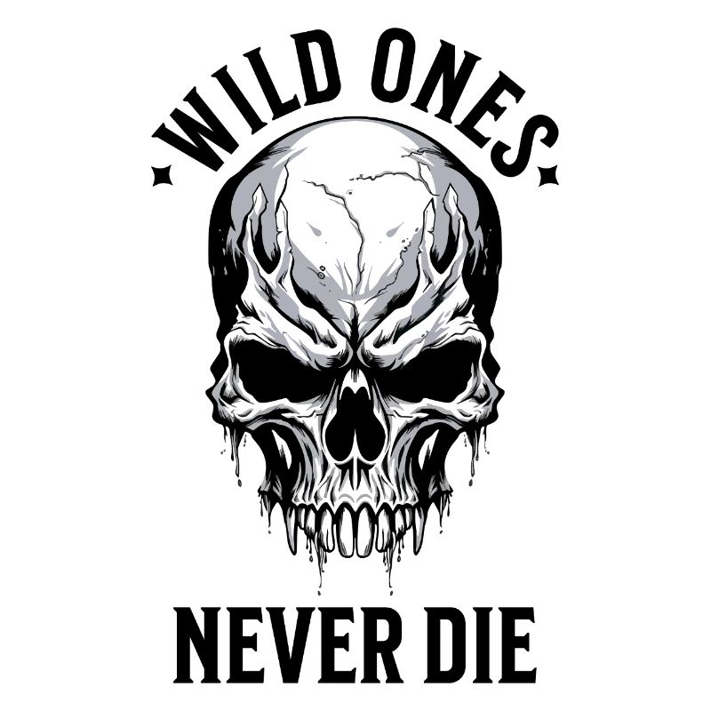 skull skeleton motorcycle biker gang