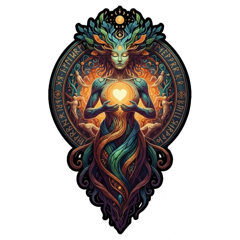Glowing heart