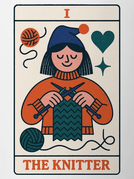 Cozy Knitter Card
