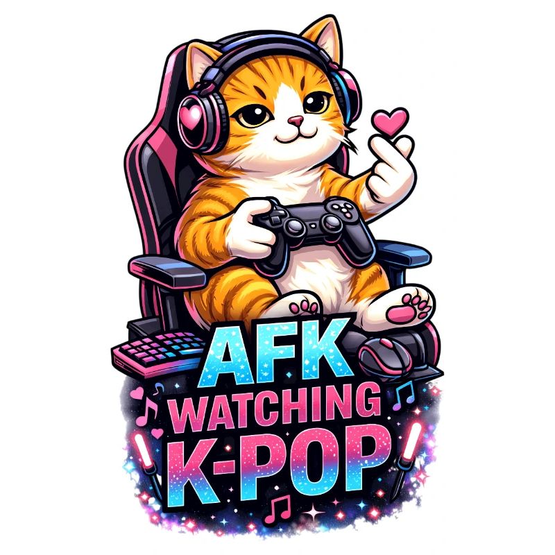 AFK en regardant K Pop