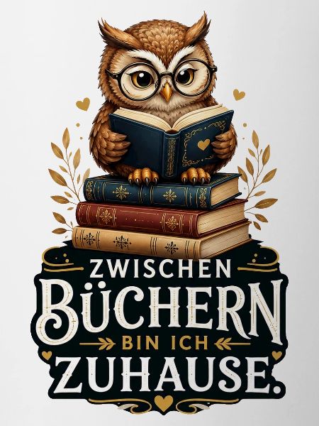 Zwischen Büchern zuhause