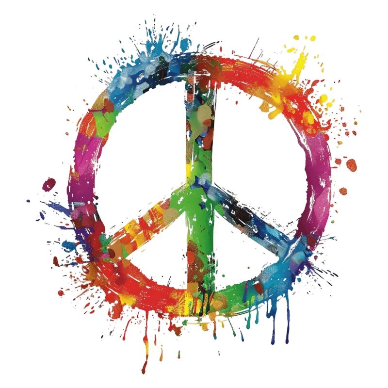 Colorful Pride Peace Vibrant Expression