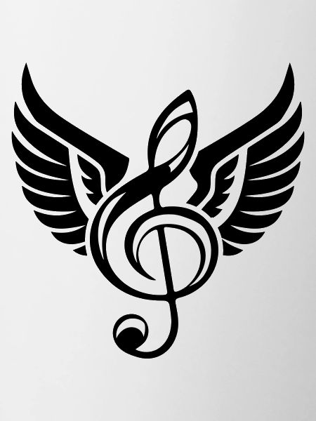 Clef Wings Symbol