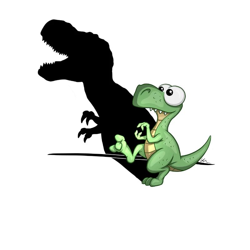 Dino Schattenspiel T-Rex Schattenfigur Dinosaurier