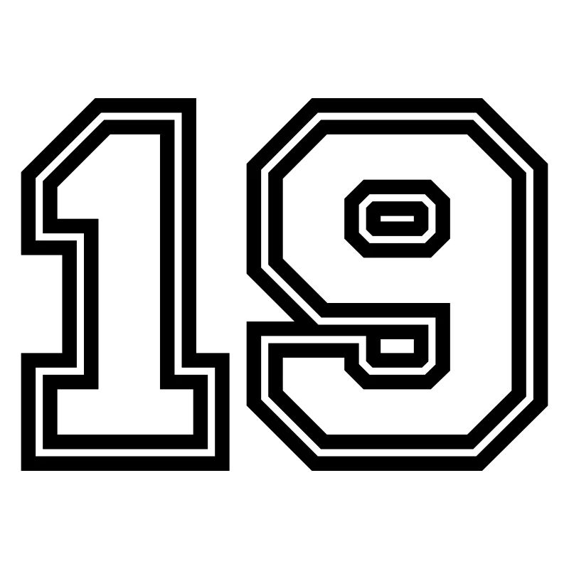 Symbole numérique 19